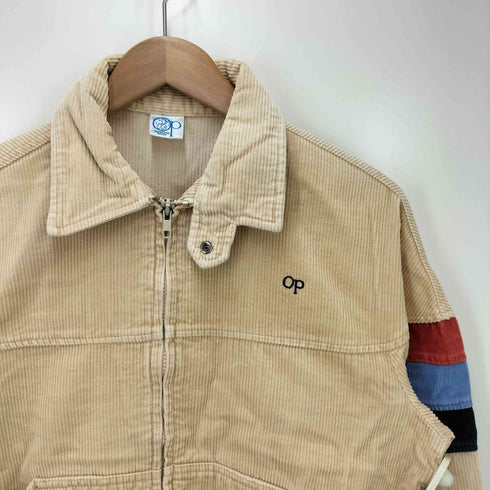 オーシャンパシフィック Ocean Pacific 80s コーデュロイ スウィングトップジャケット スリーブ切り替え archive 短丈 メンズ