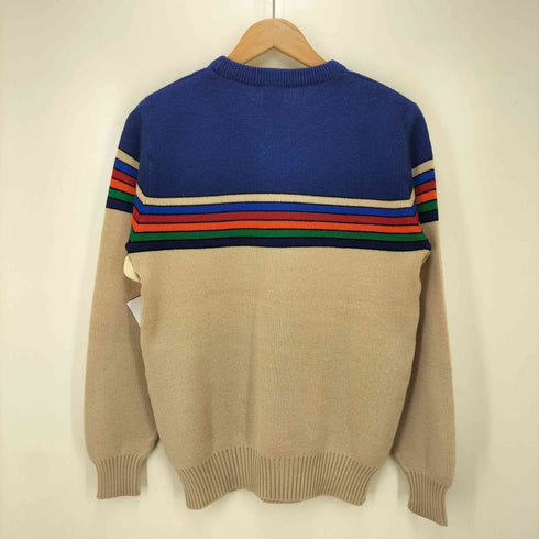 オーシャンパシフィック Ocean Pacific 80s マルチボーダー クルーネックニット archive メンズ
