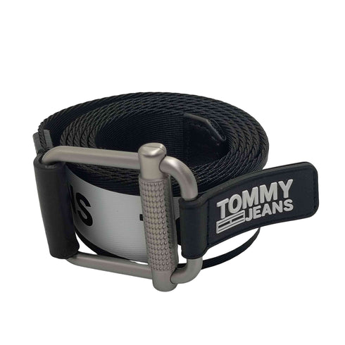 トミージーンズ tommy jeans ロゴ モノグラム サイズフリー ベルト メンズ