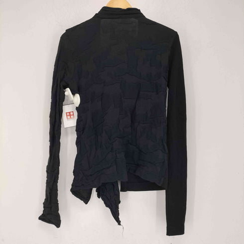 ヨウジヤマモトプリュスノアール YOHJI YAMAMOTO+NOIR ノーカラーカーディガン レディース JPN:2