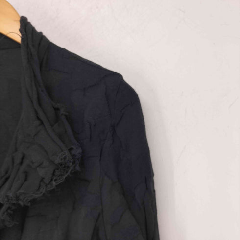 ヨウジヤマモトプリュスノアール YOHJI YAMAMOTO+NOIR ノーカラーカーディガン レディース JPN:2