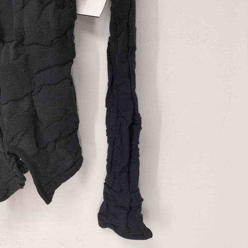 ヨウジヤマモトプリュスノアール YOHJI YAMAMOTO+NOIR ノーカラーカーディガン レディース JPN:2