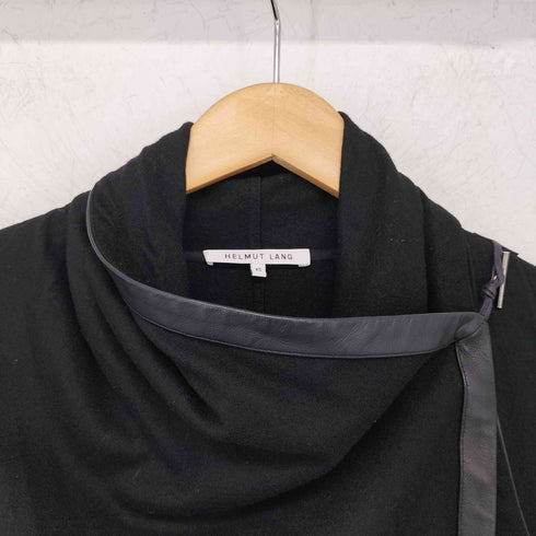 ヘルムートラング HELMUT LANG レザーパイピングカーディガン レディース JPN:XS