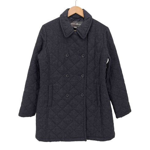 エディーバウアー Eddie Bauer 00s thermo lite キルティング ピーコート レディース JPN:M