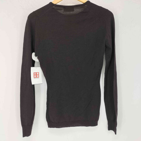 ジョンスメドレー JOHN SMEDLEY イギリス製 ウール クルーネックニット レディース import:XS