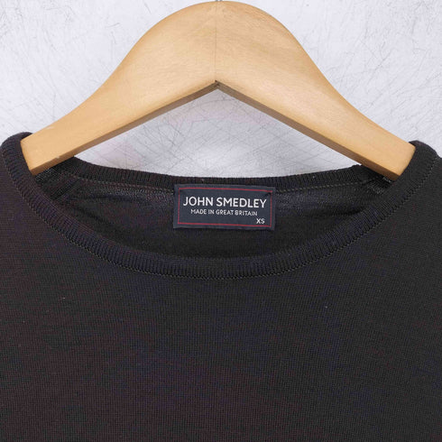 ジョンスメドレー JOHN SMEDLEY イギリス製 ウール クルーネックニット レディース import:XS