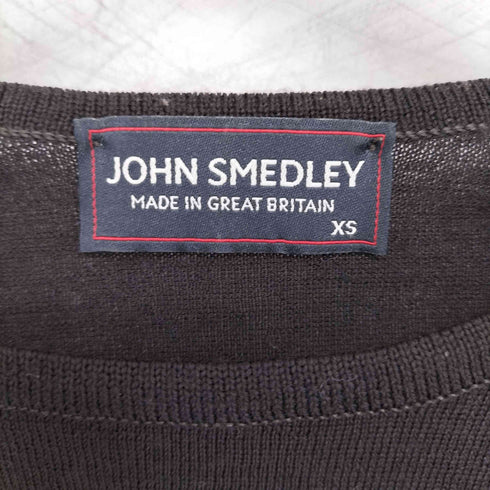 ジョンスメドレー JOHN SMEDLEY イギリス製 ウール クルーネックニット レディース import:XS