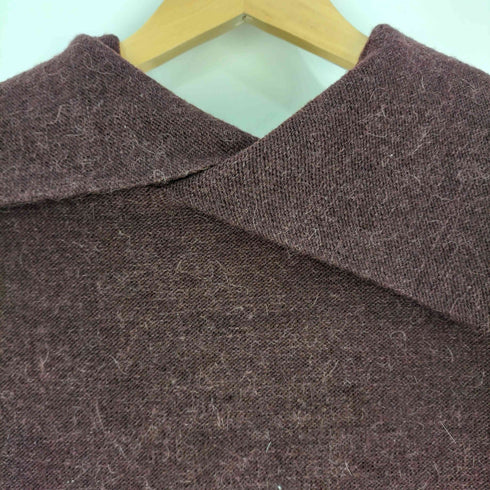 コットンハウスアヤ Cotton House Aya アルパカ 混 アクリル 襟付き ニットベスト レディース