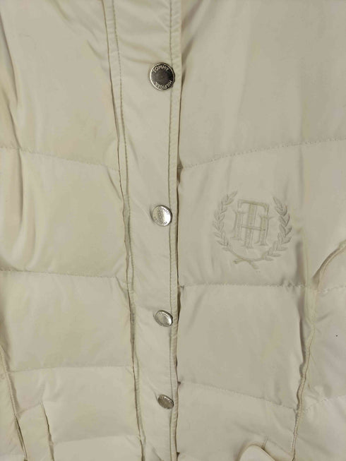 トミーヒルフィガー TOMMY HILFIGER ロゴ刺繍 ダウンジャケット レディース import:L