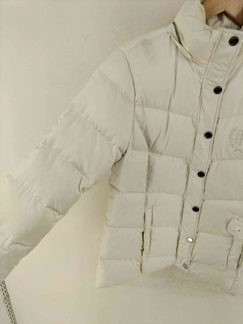 トミーヒルフィガー TOMMY HILFIGER ロゴ刺繍 ダウンジャケット レディース import:L