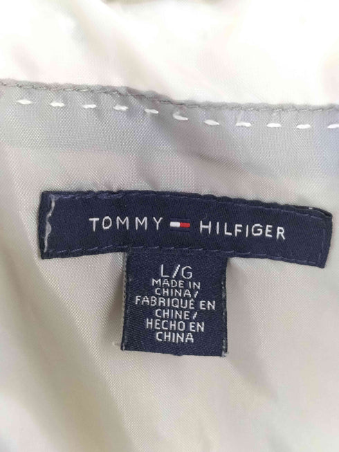 トミーヒルフィガー TOMMY HILFIGER ロゴ刺繍 ダウンジャケット レディース import:L