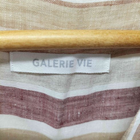 ギャルリーヴィー GALERIE VIE リネン ワイドハーフスリーブプルオーバー レディース JPN:36