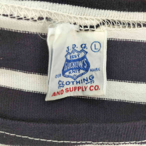 ウエアハウス WAREHOUSE John Gluckow ポケ付き S/S ボーダー Tシャツ メンズ import:L