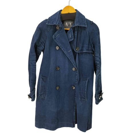 アルマーニエクスチェンジ ARMANI EXCHANGE デニム トレンチコート レディース import:XS