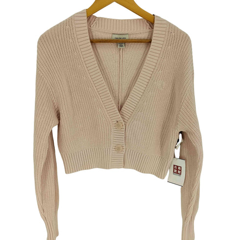 カルバンクラインジーンズ Calvin Klein Jeans Crop Cardigan レディース XXS