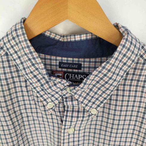 チャップスラルフローレン CHAPS RALPH LAUREN 00S EASY CARE チェック柄 ボタンダウン シャツ メンズ