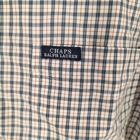 チャップスラルフローレン CHAPS RALPH LAUREN 00S EASY CARE チェック柄 ボタンダウン シャツ メンズ