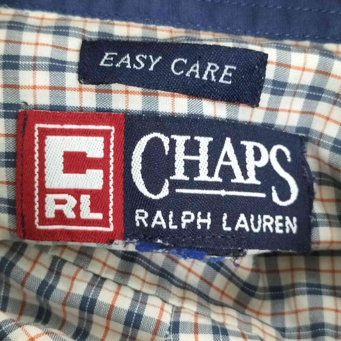 チャップスラルフローレン CHAPS RALPH LAUREN 00S EASY CARE チェック柄 ボタンダウン シャツ メンズ