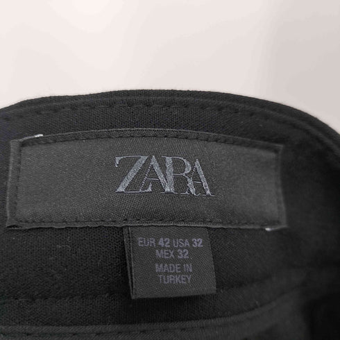 ザラ ZARA リラックスフィットプリーツパンツ タック バギー メンズ 42