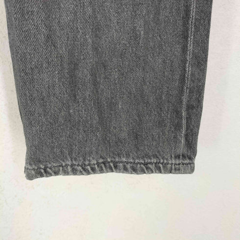 ザラ ZARA メタリックシルバーデニムパンツ レディース 34