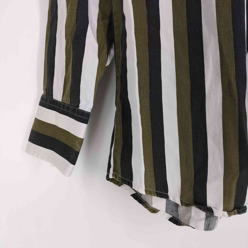 ラングラー Wrangler 80-90S WESTERN SHIRTS ストライプ L/S ウエスタン シャツ メンズ