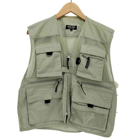 RUCK DAM マルチポケット メッシュ フィッシング ベスト メンズ import:M