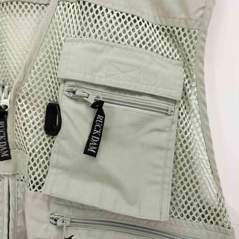 RUCK DAM マルチポケット メッシュ フィッシング ベスト メンズ import:M