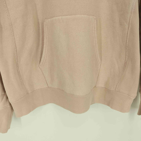 チャンピオン Champion 青単色タグ 復刻 リバースウィーブ ロゴ刺 繍スリーブ スウェットパーカー メンズ import:L