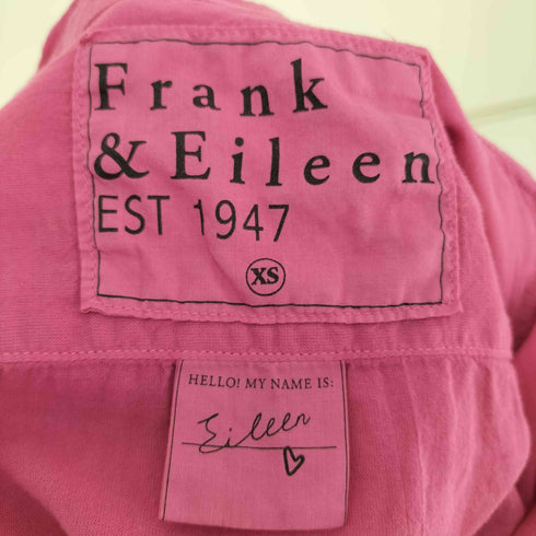 フランクアンドアイリーン Frank&Eileen 開襟 オープンカラー L/S ブラウス レディース import:XS