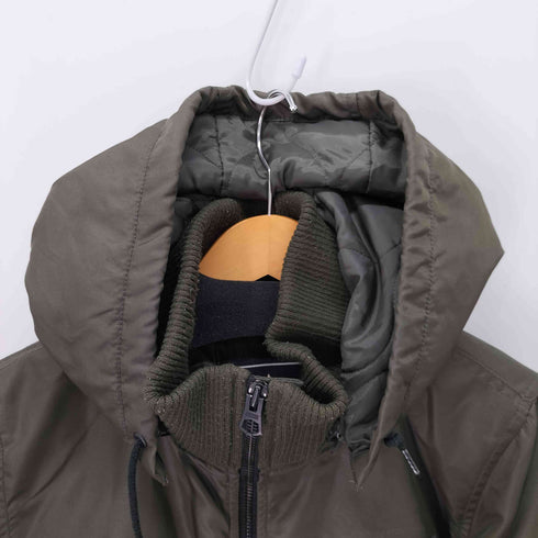 アルファインダストリーズ ALPHA INDUSTRIES フーデッドリブ フライトジャケット MA-1 メンズ import:M