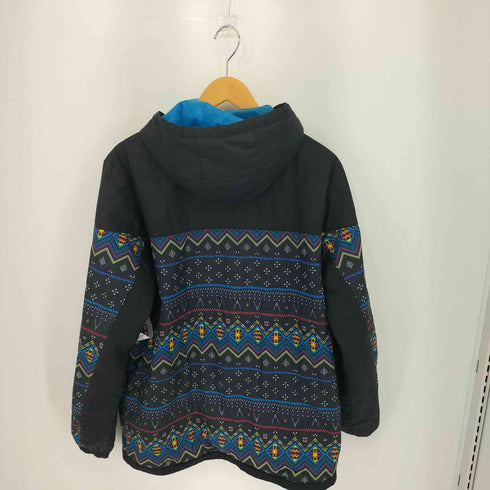 アディダス adidas NEO LABEL ロゴ刺繍 ノルディック柄 中綿 ナイロンジャケット ジャンバー メンズ O