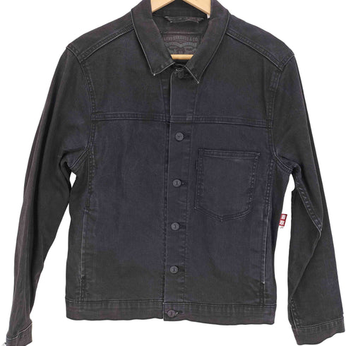 リーバイス Levis ブラックデニム Trucker Jacket トラッカージャケット メンズ import:S