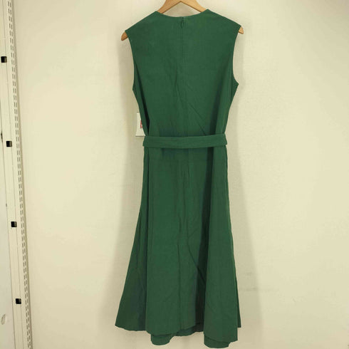 オペークドットクリップ OPAQUE.CLIP Vネック サッカー フレアワンピース レディース JPN:M