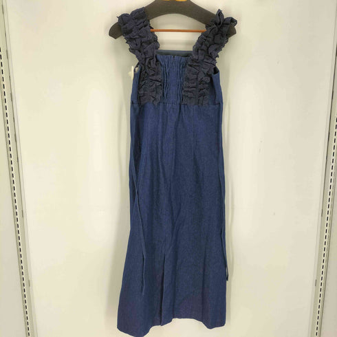 リランドチュール Rirandture フリルショルダーデニムワンピース レディース