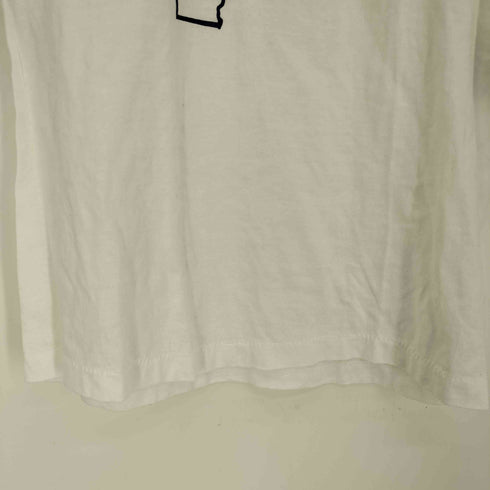 ジャージーズ JERZEES BY RUSSELL 80S USA製 プリント リンガーTシャツ メンズ import:M