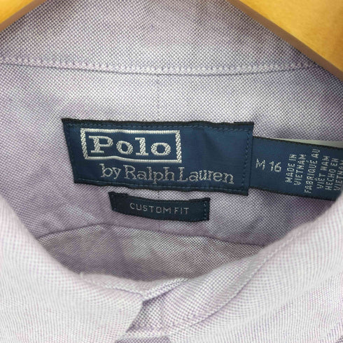 ポロバイラルフローレン Polo by RALPH LAUREN CUSTOM FIT PRL ロゴ刺繍 オックスフォードシャツ メンズ M16