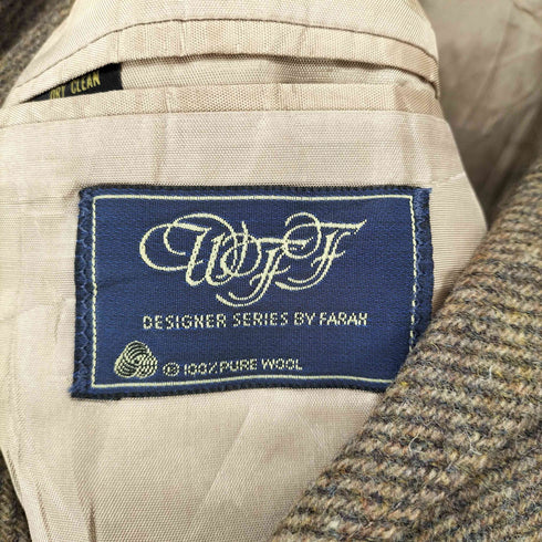ファーラー FARAH メランジ ウール テーラードジャケット メンズ 46R