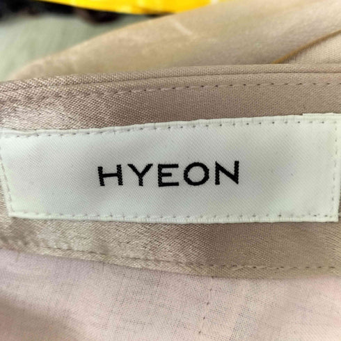 HYEON 24SS pearl pants 2タックスラックス レディース JPN:M