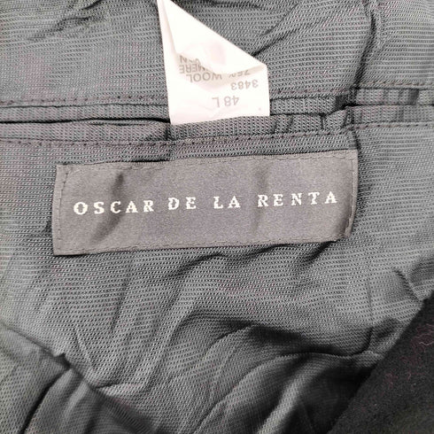 オスカーデラレンタ oscar de la renta カシミヤ混 2Bシングルテーラードジャケット メンズ 48L