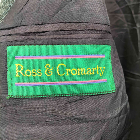 ross&cromarty ヘリンボーン 2Bシングルテーラードジャケット メンズ 44R