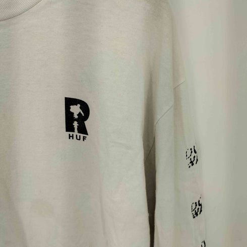 ハフ HUF 25REAL カプセルコレクション クルーネック ロングスリーブ Tシャツ メンズ import:L