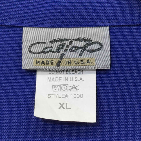 キャルトップ CALTOP USA製 レギュラーカラー S/S ポリシャツ メンズ import:XL