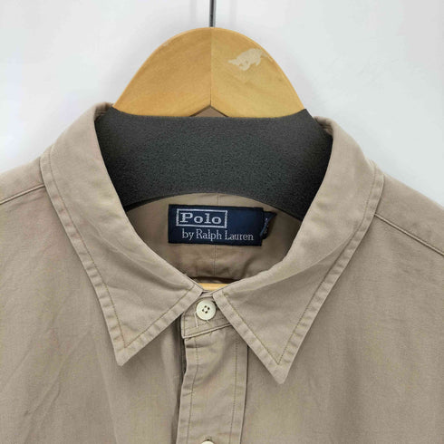 ポロバイラルフローレン Polo by RALPH LAUREN ポニー無 コットンシルクL/Sワークシャツ メンズ JPN:XL