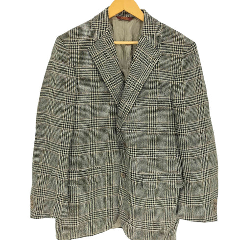 モンゴメリー Montgomery locker room USA製 グレンチェック 2B シングル テーラード ジャケット メンズ