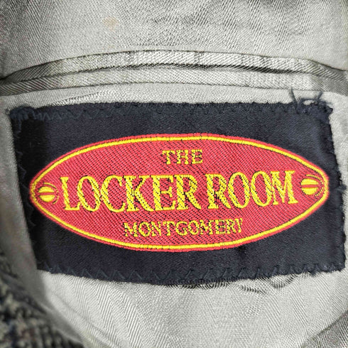 モンゴメリー Montgomery locker room USA製 グレンチェック 2B シングル テーラード ジャケット メンズ