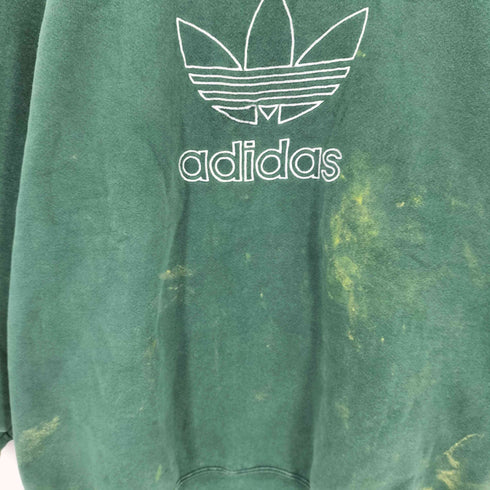 アディダス adidas 80-90s USA製 万国期タグ トレフォイルロゴ刺繍 スウェットプルオーバー メンズ JPN:XL