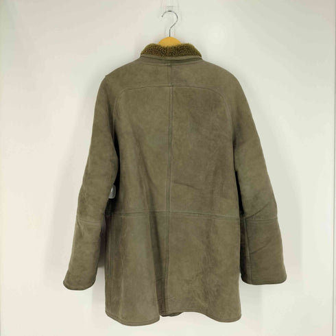 裏ボア ラグランスリーブ ムートン ジャケット コート メンズ