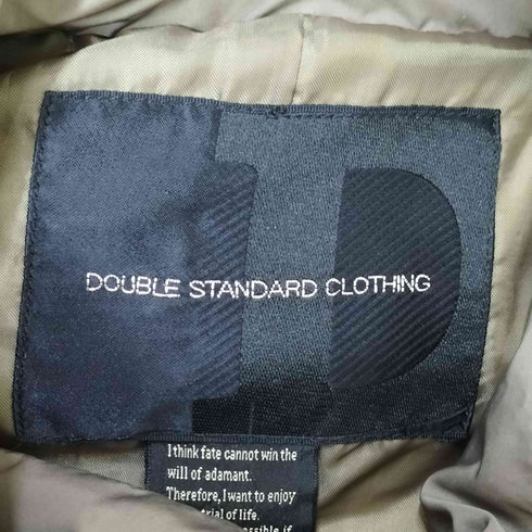 ダブルスタンダードクロージング DOUBLE STANDARD CLOTHING ラクーンファー ベスト フーデッド ダウン コート レディース FREE