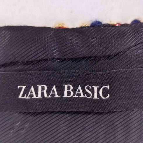 ザラ ZARA ツイード ロングジレ レディース M