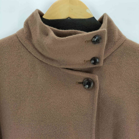スローブイエナ SLOBE IENA 23AW スタンドカラーダブルフェイスポンチョ レディース